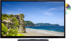 Toshiba 32D3763DA 81 cm (32'') LED-TV mit DVD Spieler schwarz