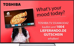 Toshiba 55U6863DAZ 139 cm (55") LCD-TV mit LED-Technik schwarz