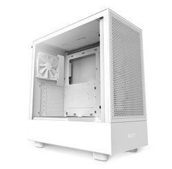 NZXT H5 Flow Matte White - Kabinet - Miditower - Hvid