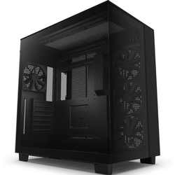 NZXT H9 FLOW ALL Black MidiTower mit Sichtfenster
