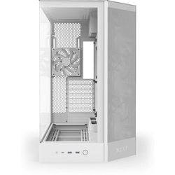 NZXT H9 Flow (2025) - All White - Kabinet - Miditower - Hvid