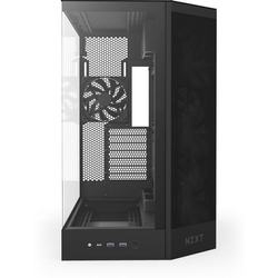 NZXT H9 Flow (2025) - All Black - Kabinet - Miditower - Sort