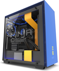 NZXT H700i Ninja Boîtier d'ordinateur - Noir, Bleu