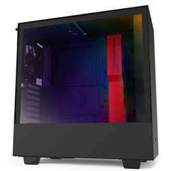 NZXT H510i Midi Tower Noir, Rouge