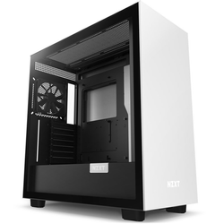 NZXT H7 Matte White/Black Mid Tower Case