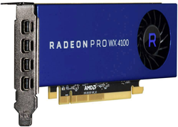 DELL Radeon Pro WX 4100 4GB 4 DP HH Cartes graphiques