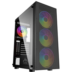 DUTZO C720 Mesh Airflow RGB - Kotelot - Miditower - Musta
