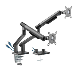 DUTZO Monitor Mount Arm Slim USB - Dual arm (17"-32")
