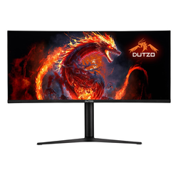 DUTZO 34" Skærm G34-QG34RWI - 3440x1440 - 165Hz - Nano IPS - Curved - 1 ms
