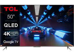 TCL 50C735 QLED TV (Flat, 50 Zoll / 127 cm, QLED 4K, SMART TV, Google TV)