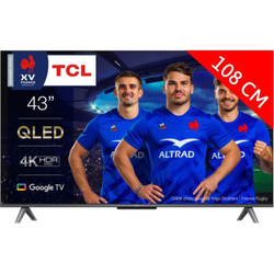 TCL TV QLED 4K 108 cm TV 4K QLED 43QLED770 Google TV