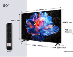 TCL 50P6K | 50 4K UHD LED TV | HDR10 | Google TV