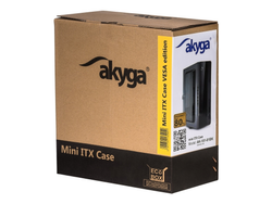 Akyga AK-101-01BK - SFF - mini ITX 150 Watt - sort - USB/Lyd