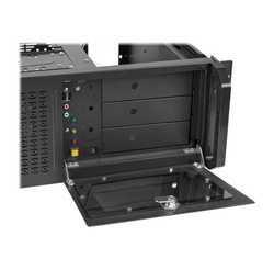 Lanberg - rack-mountable - 4U - ATX - Kotelot - Server (Rack) - Musta