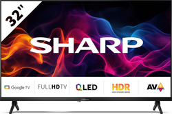 Sharp 32GF3265 - 32 inch Full-HD QLED televisie met Google TV - 2024