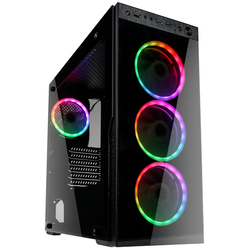 Caixa ATX Kolink Horizon RGB Vidro Temperado Preta