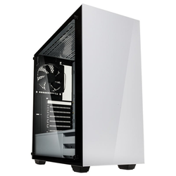 Kolink Stronghold Midi-Tower, Tempered Glass - weiß