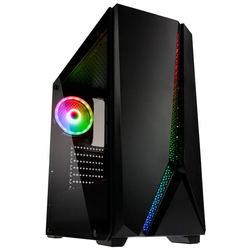 Kolink Quantum RGB Midi-Tower, Tempered Glass - schwarz