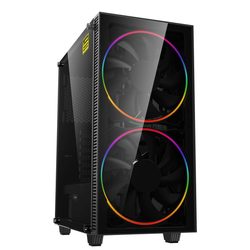 GameMax Black Hole Gaming Case - Black