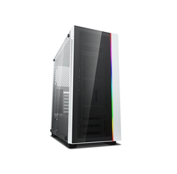 Deepcool Matrexx 55 V3 ADD-RGB tower-behuizing Wit, 2x USB-A 2.0, USB-A 3.2 (5 Gbit/s), 2x Audio, Window-kit
