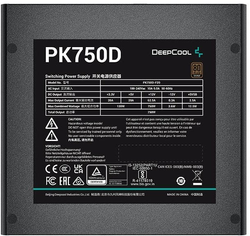 Alimentatore 750W Deepcool PK750D 80+ Bronze [R-PK750D-FA0B-JGEU]
