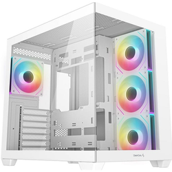 Deepcool CG530 4F Blanc - MT/Sans Alim/ATX