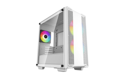 DeepCool CC360 A-RGB Micro-ATX Case, White