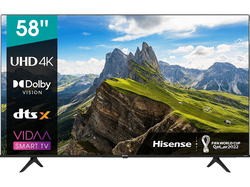 HISENSE 58A6BG TV (Flat, 58 Zoll / 146 cm, UHD 4K, SMART TV, VIDAA U5)