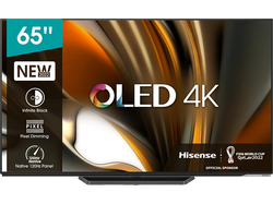 HISENSE 65A85H OLED TV (Flat, 65 Zoll / 164 cm, UHD 4K, SMART TV, VIDAA U6)