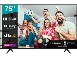 HISENSE 75A6BG LED TV (Flat, 75 Zoll / 190,5 cm, UHD 4K, SMART TV, VIDAA U5)