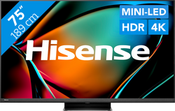 SMART TV Hisense 75" Mini-LED 4K U8KQ - 6942147493687