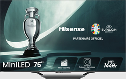 Hisense 75U7NQ 189cm 75" 4K Mini LED ULED Smart TV Fernseher