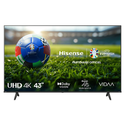 Televisão Smart TV Hisense 43A6N (2024) 43"/109,2cm LED 4K UHD VIDAA