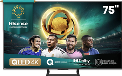 Hisense QLED 75A7Q 75″ 4K Dolby Vision Subwoofer HDMI 2.1 Smart Bluetooth