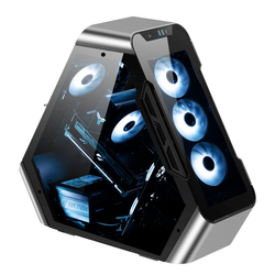 Jonsbo TR03-G Showcase TG Silver - MT/Sans Alim/ATX