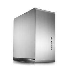 Jonsbo UMX4 Silver -miditornikotelo, hopea