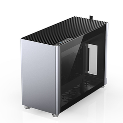 Jonsbo Jonsplus i100 Pro silber, Glasfenster, Mini-ITX