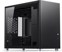 Jonsbo D30 mATX Gehäuse, Tempered Glass - schwarz