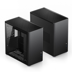 Jonsbo D40 ATX Gehäuse, Tempered Glass - schwarz