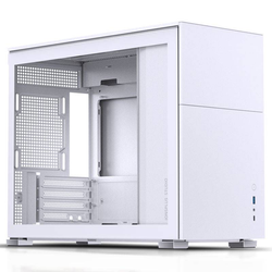 Jonsbo D31 mATX Gehäuse, Tempered Glass - white