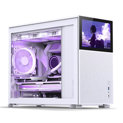 Jonsbo D31 MESH Screen mATX Gehäuse, Tempered Glass - weiß