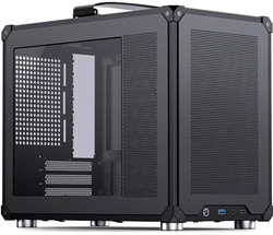Jonsbo C6 Max Black - Boîtier µATX avec fenêtre
