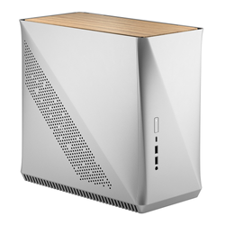 Fractal Design Era ITX Midi Tower Argent, Blanc, Bois