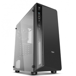 Caixa ATX Nox Infinity Atom RGB com Janela Preta