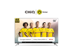CHiQ U58H7A, Televisor LED negro