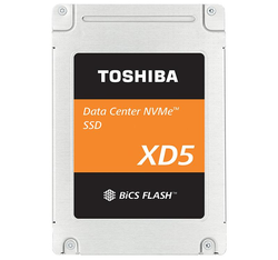 Toshiba 6.35 cm (2.5") , PCIe 3.1, NVMe 1.2.1, 3840GB, 7W, 54g SSD