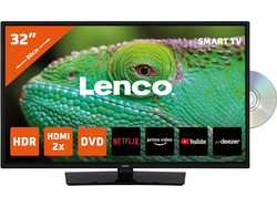 Lenco DVL-3273BK - Smart TV 32" avec lecteur DVD intégré - Zwart