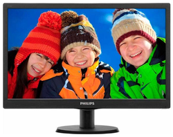 PHILIPS 193V5LSB2/10 - Ecran V-line 18,5" HD - Dalle - 5 ms - VGA