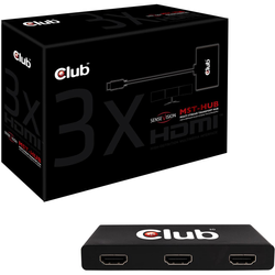 Club 3D SenseVision CSV-5300H 3fach HUB für Displayport (CSV-5300H)