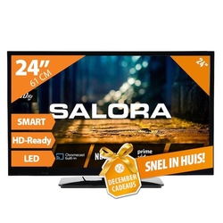 Salora 4404 series 24XHA4404 tv 61 cm (24") HD Smart TV Wi-Fi Zwart